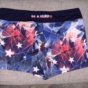 Marvel Captain America Spandex Shorts